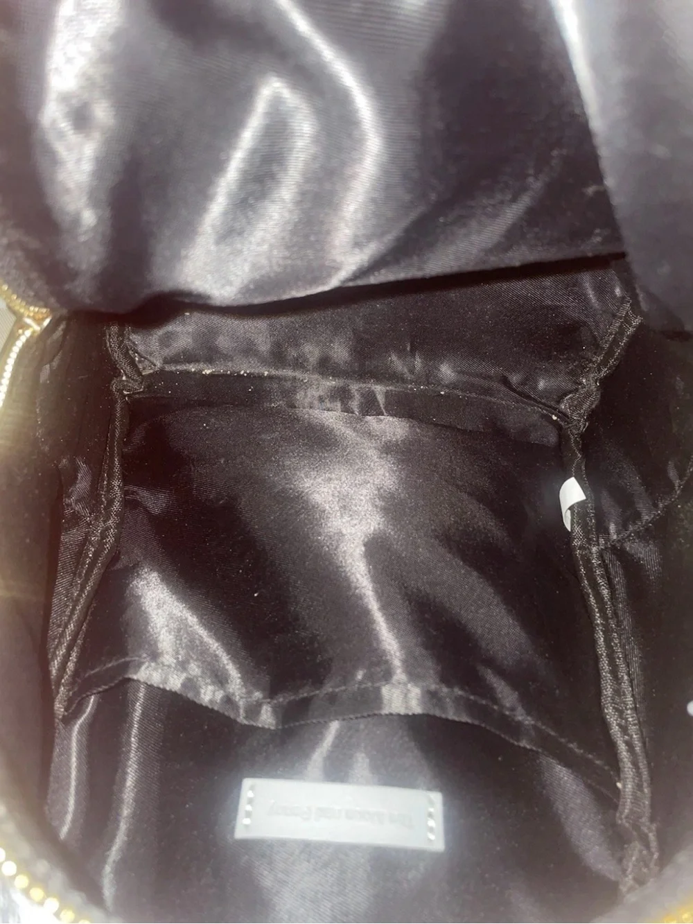 The Moon and Penny Doodle Graphic Print Mini Backpack - Black & White